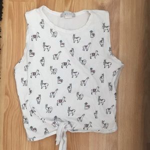 tank top/crop top shirt